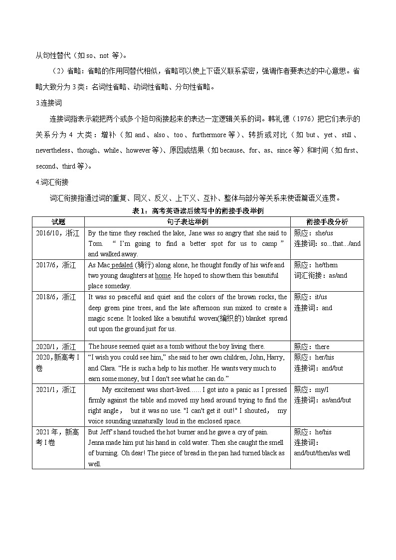 技巧09 如何衔接连贯-高一英语读后续写基础技巧与整体演练第2页