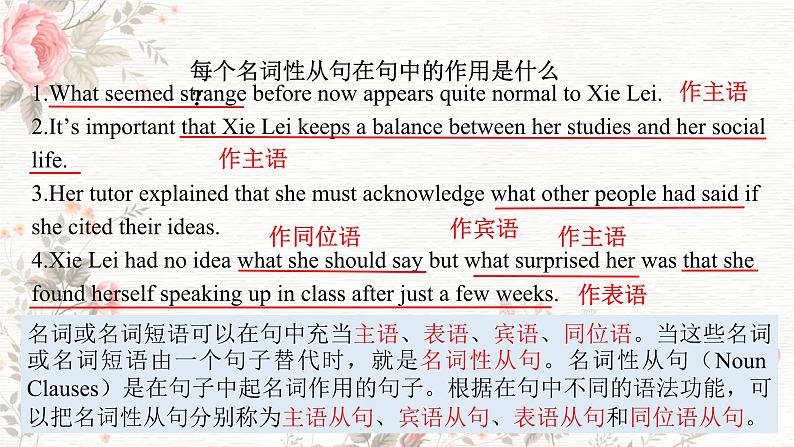 高二英语人教版（2019）选择性必修第二册 Unit 2 Period 2 Discover Useful Structures 课件07