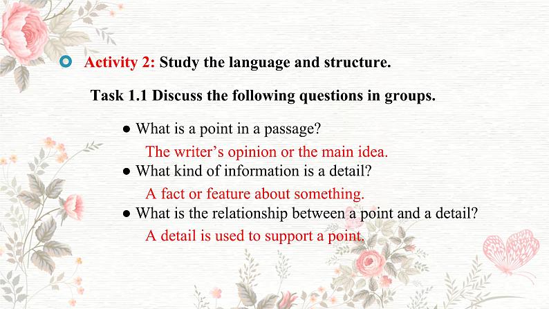 高二英语人教版（2019）选择性必修第二册 Unit 3 Period 4 Using Language (II) 课件05