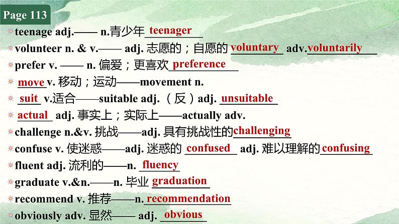 人教版（2019）高中英语必修一 Unit1 Teenage life Reading and Thinking 课件01