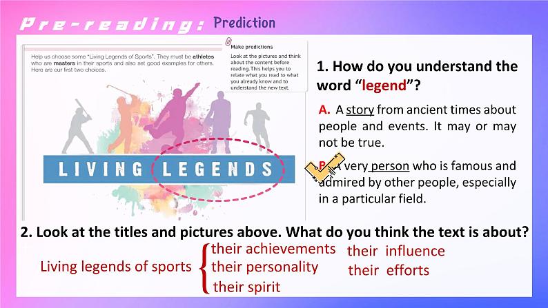 人教版（2019）高中英语必修一 Unit3 Sports and Fitness Reading and Thinking 阅读课件+视频06