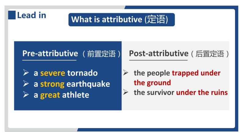 人教版（2019）高中英语必修一 Unit4 Natural Disasters Discovering useful structures 语法课件07
