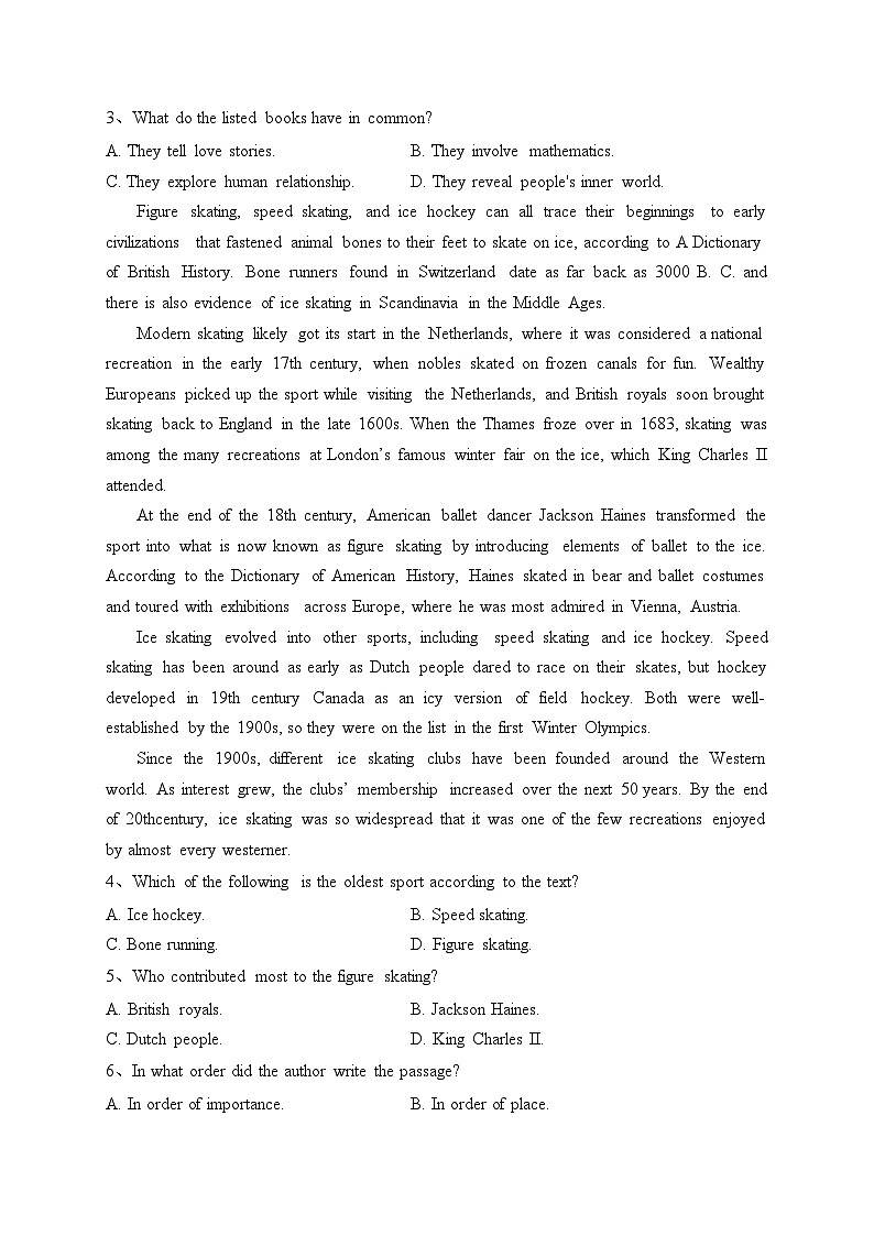 江苏省前黄高级中学2022-2023学年高二上学期第一次学情检测英语试卷(含答案)02