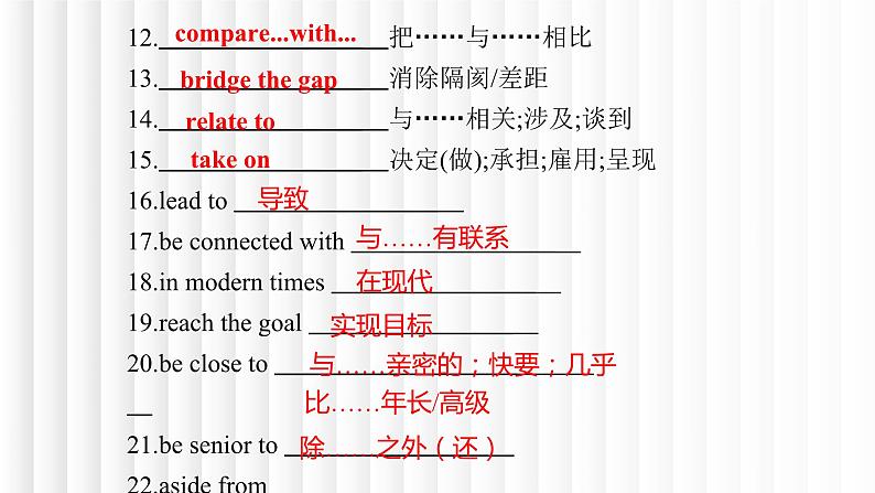 新人教版高中英语必修一Unit5Languages around the world单元词汇复习课件第8页