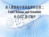 新人教版高中英语选择性必修二Unit1Science and Scientists单元词汇复习课件