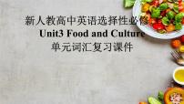 高中英语人教版 (2019)选择性必修 第二册Unit 3 Food and Culture复习ppt课件