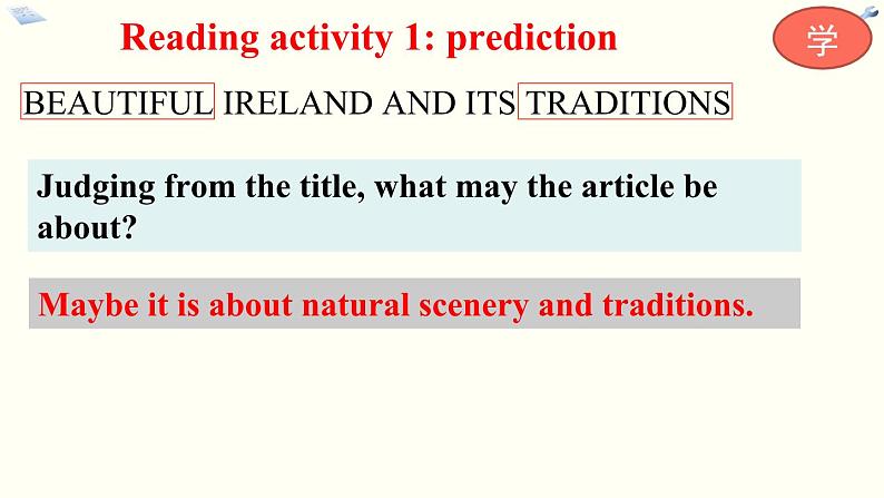 Unit 4 History and Traditions  Reading for writing 课件07