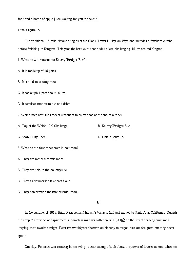 2023-2024学年新疆兵团地州学校高一上学期期中联考英语试题含答案02