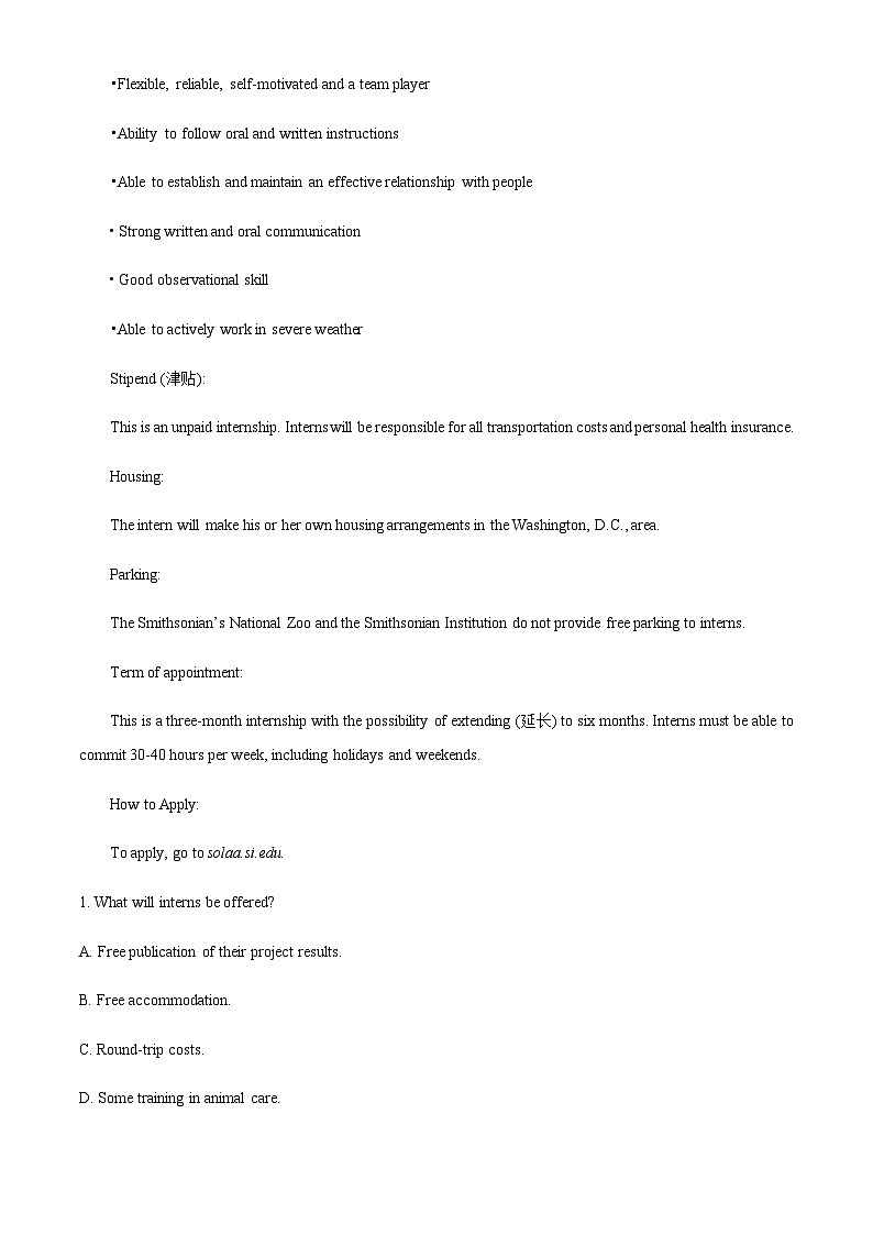2022-2023学年新疆维吾尔自治区喀什第六中学高一上学期11月月考英语试题（解析版）02