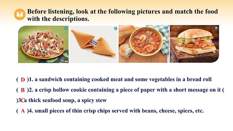 UNIT 3 Period I Listening and Speaking（课件）第4页