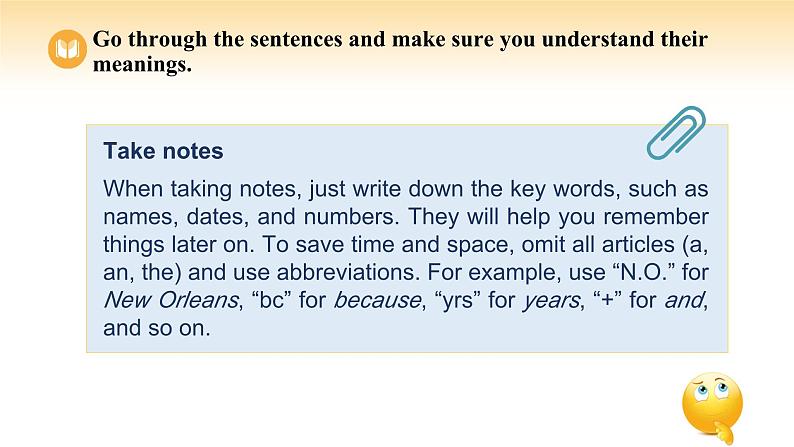 UNIT 3 Period I Listening and Speaking（课件）第8页