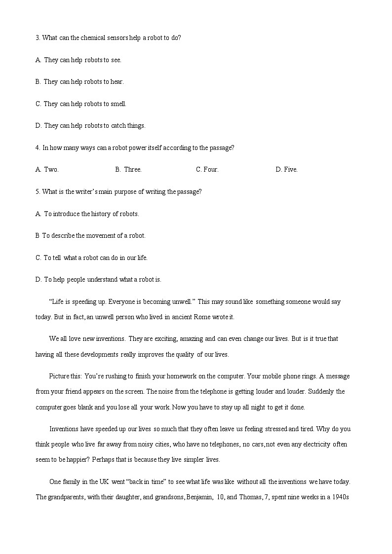 2023-2024学年河南省洛阳市第一高级中学高一上学期预英才班选拔考试英语部分试题含答案02