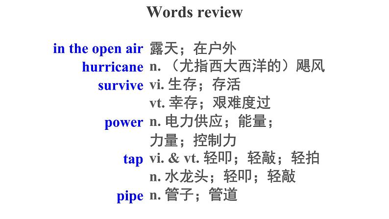 Unit 4 Words and Expressions精品课件04