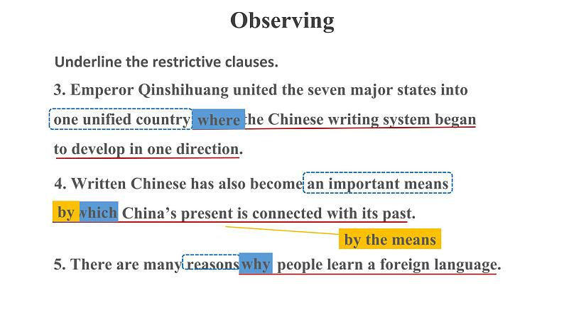 Unit 5 Discovering Useful Structures优秀课件05