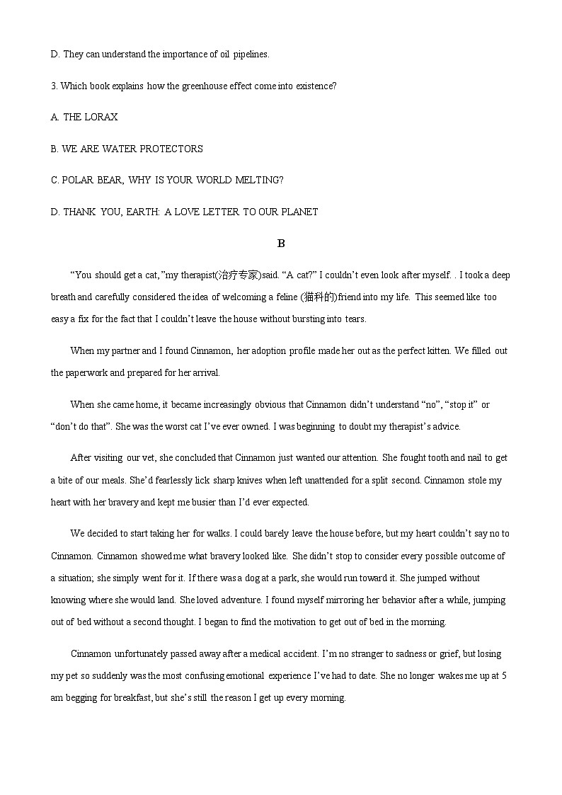 2022-2023学年内蒙古科尔沁左翼中旗实验高级中学高三上学期期中英语试题含答案03