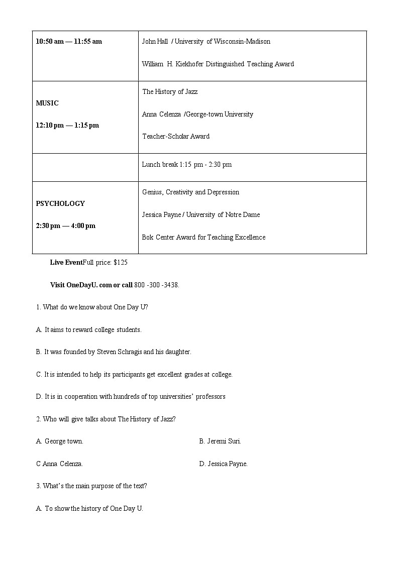 河南省南阳市第一中学校2023-2024学年高三上学期开学考试英语试题（解析版）第2页