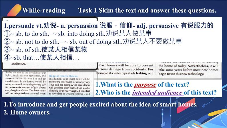 Unit 2 looking into the future-reading and thinking 课件05