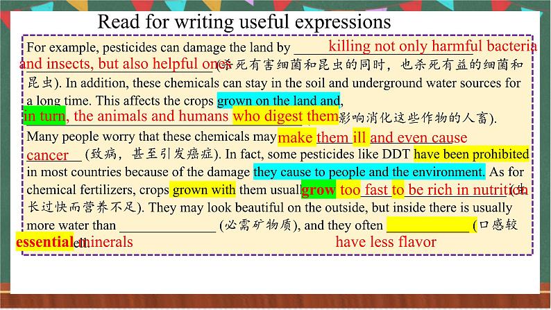 Unit 5 Reading for writing 课件  人教版高中英语选修一08