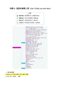 【寒假作业】译林版2020 高中英语 高二寒假巩固提升训练 专题01+选择必修第三册+Unit+1+Wish+you+were+here(知识讲解+高考必考题型练)-练习.zip