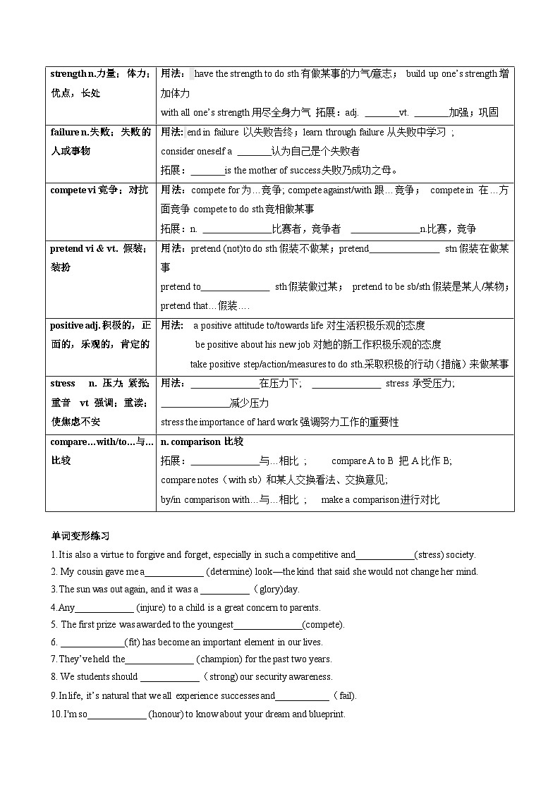 【寒假作业】人教版2019 高中英语 高一寒假巩固提升训练 专题02 限制性定语从句（关系副词）&必修第一册Unit3-Unit5知识回顾-练习.zip02