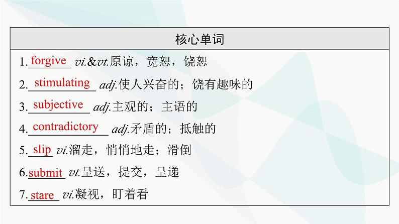 北师大版高考英语一轮复习选择性必修第3册UNIT8 LITERATURE课件第5页