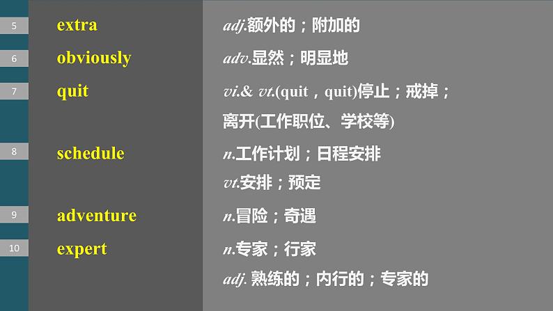 2024年高考英语一轮复习课件（新人教版） 第1部分 教材知识解读 必修第一册 Unit 1　Teenage Life07