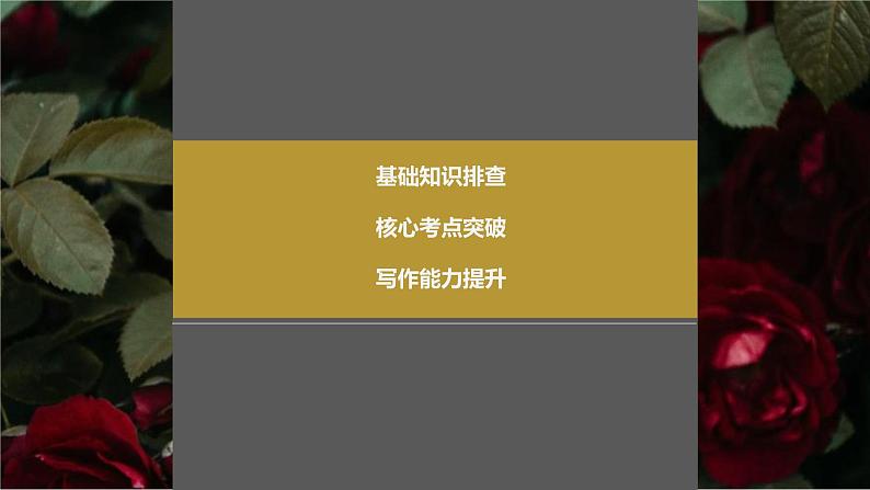 2024年高考英语一轮复习课件（新人教版） 第1部分 教材知识解读 必修第二册 Unit 2　Wildlife Protection04