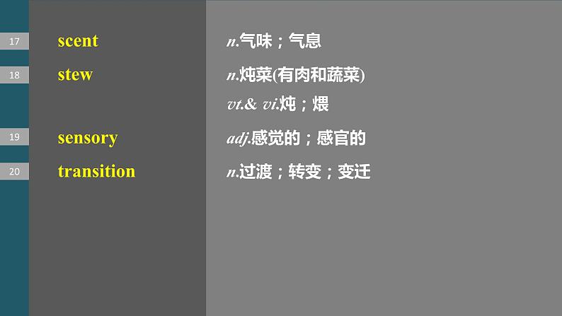 2024年高考英语一轮复习课件（新人教版） 第1部分 教材知识解读 必修第二册 Unit 4　History and Traditions08