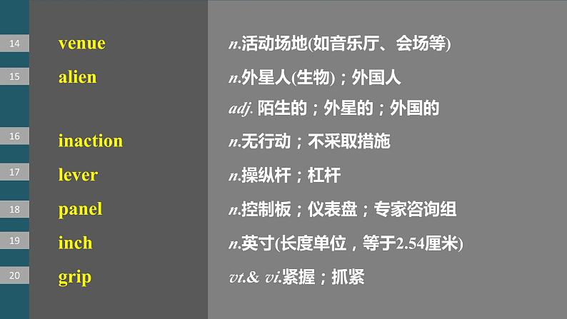 2024年高考英语一轮复习课件（新人教版） 第1部分 教材知识解读 选择性必修第四册 Unit 1   Science Fiction08