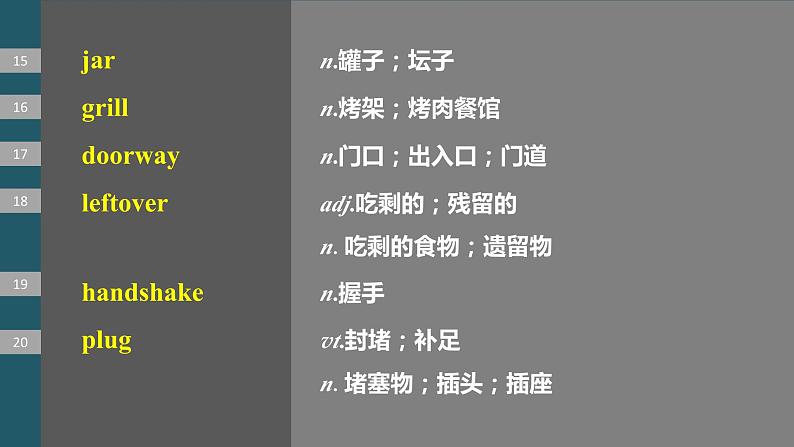 2024年高考英语一轮复习课件（新人教版） 第1部分 教材知识解读 选择性必修第四册 Unit 4   Sharing08