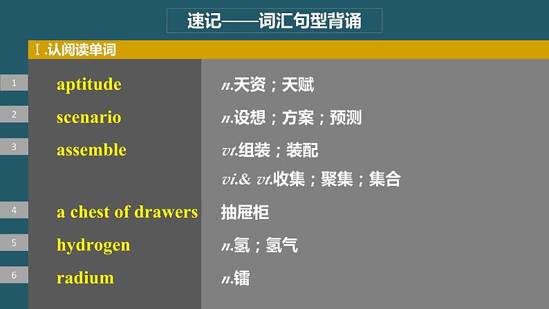 2024年高考英语一轮复习课件（新人教版） 第1部分 教材知识解读 选择性必修第四册 Unit 5   Launching Your Career06