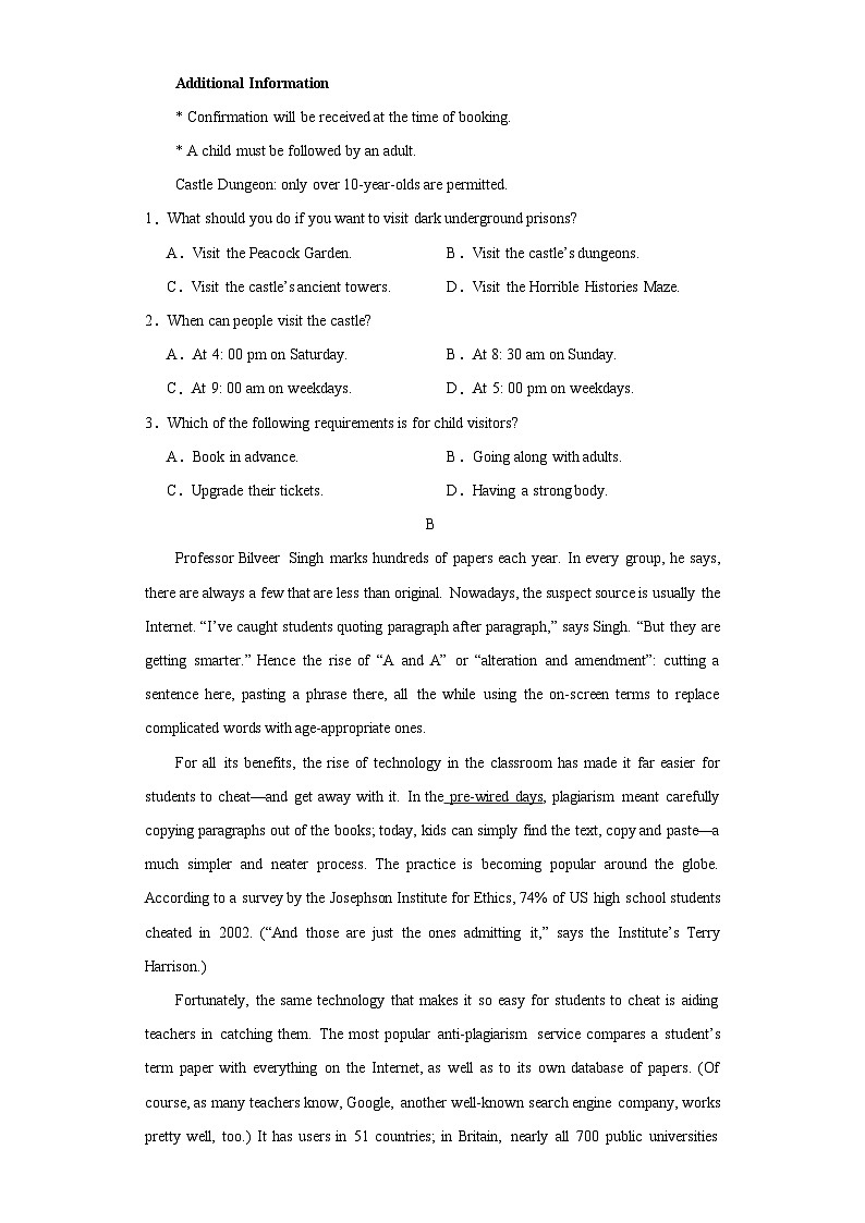 河南省周口恒大中学2023-2024学年高一上学期期末考试英语试题（Word版附解析）02