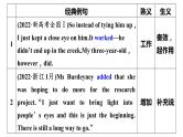 新高考英语二轮复习课件+讲义（新高考版） 第2部分 完形填空与语法填空　专题3　微技能2　归纳巧记完形填空中的熟词生义