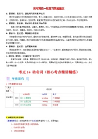 考点14 动名词（核心考点精讲精练）-备战2024年高考英语一轮复习考点帮（新高考专用）