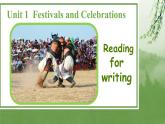 人教版高中英語選修三 Unit1 Festivals and Celebrations 寫作課件