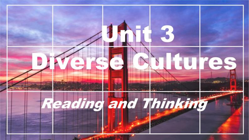 人教版高中英语选修三 Unit3 Diverse Cultures 阅读课件01