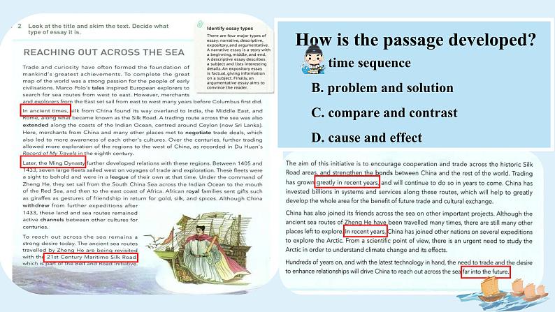 人教版高中英语选修四 Unit3 Sea Exploration 阅读课件08