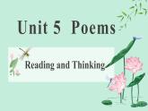 人教版高中英语选修三Unit5 Poems 阅读课件