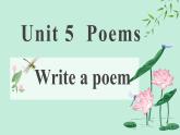 人教版高中英语选修三Unit5 Poems 写作课件