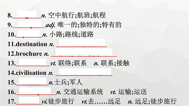 人教版高中英语必修第一册同步训练UNIT2 Section Ⅱ Reading and Thinking课件05