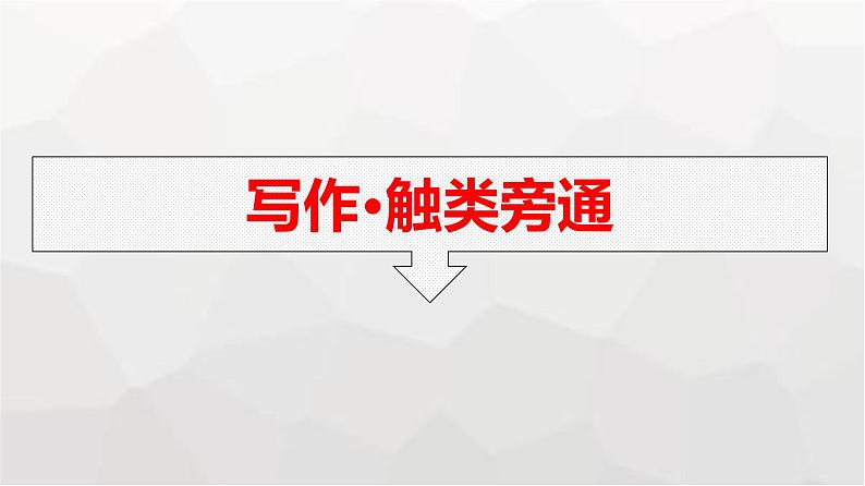 人教版高中英语选择性必修第二册同步训练UNIT3 Section Ⅳ Writing课件第2页