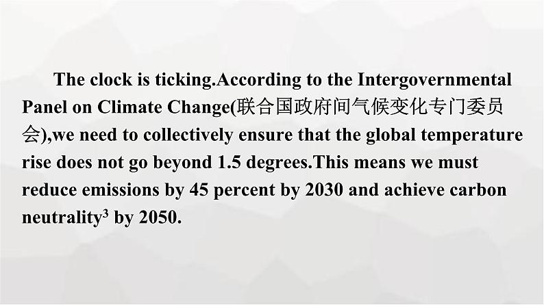 人教版高中英语选择性必修第三册UNIT 3 ENVIRONMENTAL PROTECTION悦读导入课件第4页