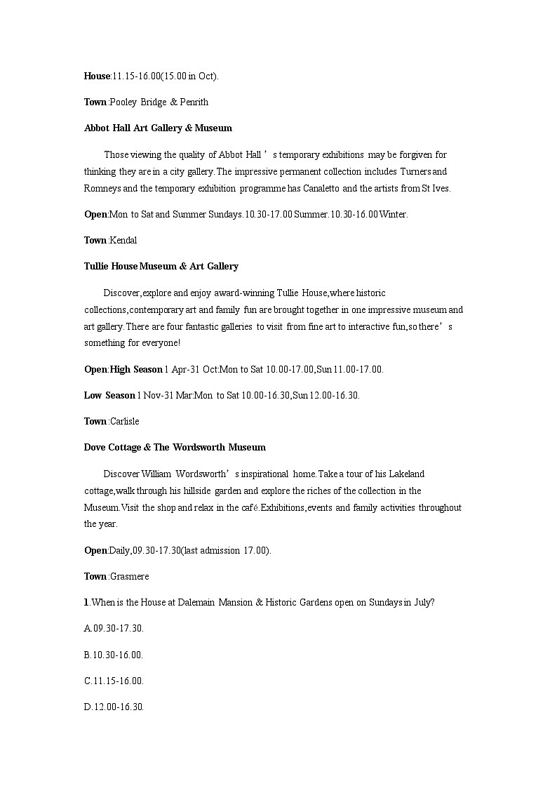 人教版高中英语选择性必修第一册同步训练UNIT3 Section Ⅰ Reading and Thinking含答案03