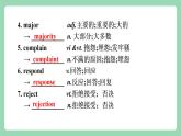 Unit 2 Morals and Virtues 第4課時 Words and expressions單元知識點復(fù)習(xí)  課件 +分層作業(yè) 人教版高一英語必修三