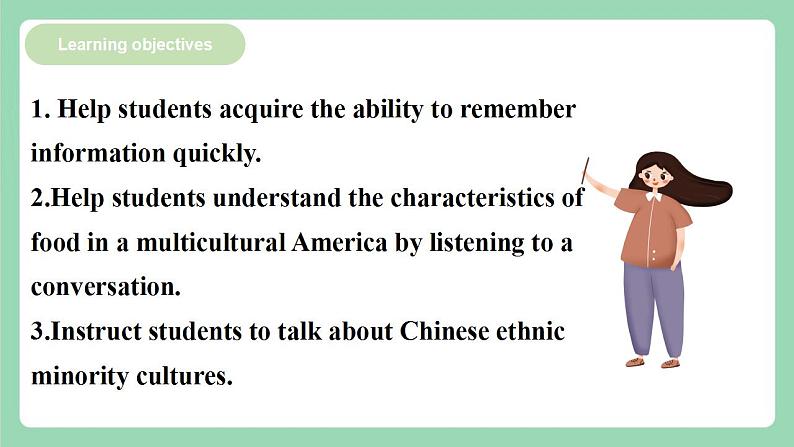 Unit 3 Diverse Cultures 第1课时 Listening and Speaking课件  人教版高一英语必修三第3页