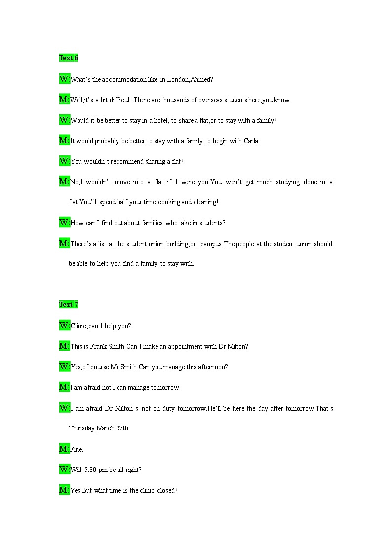 备考2024新高考英语听力 14(音频+试题+答案+文本)02