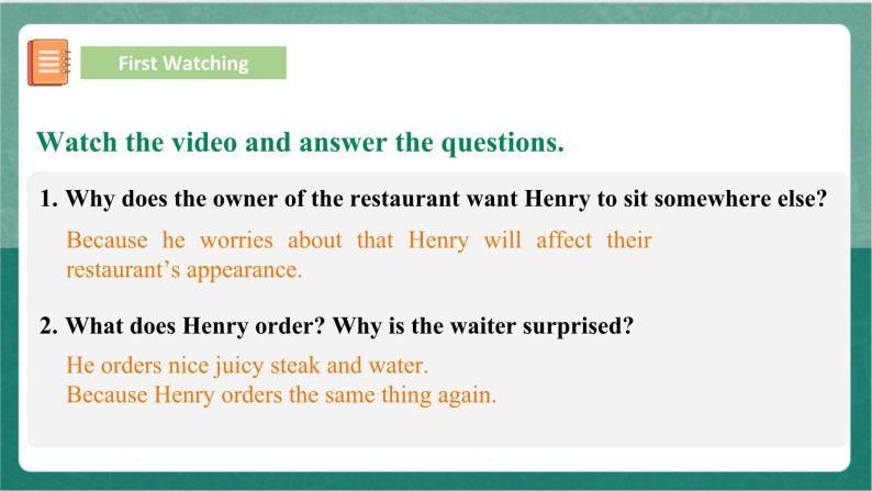 Unit 5 Period 6 Listening and Talking, Assessing Your Progress & Video Time课件   人教版高中英语必修三06