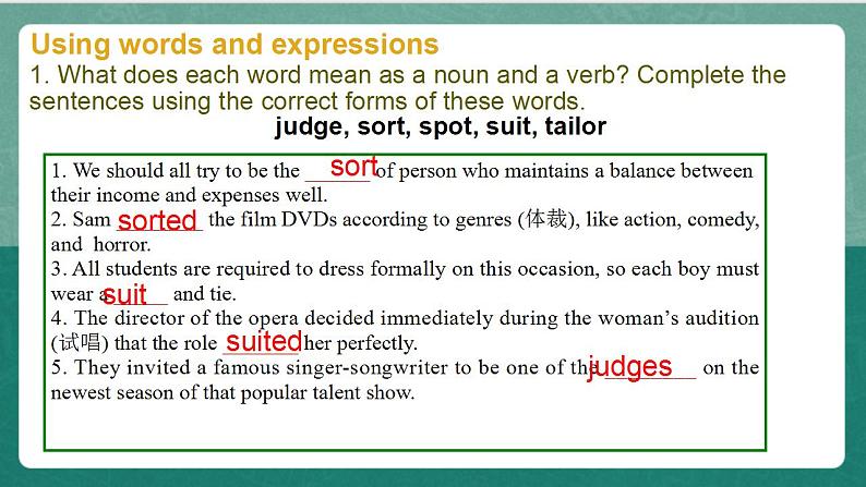 Unit 5 Period 7 Workbook课件    人教版高中英语必修三02