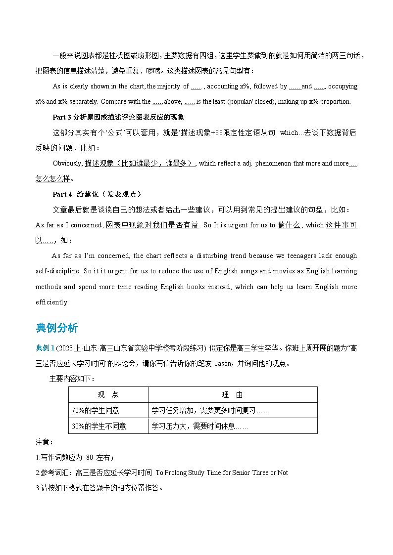 专题22 图表图画作文-2024年高考英语二轮热点题型归纳与变式演练（新高考通用）（原卷版）第3页