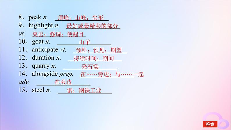 新教材2023版高中英语Unit4JourneyAcrossaVastLand单元知识回顾与提升课件新人教版选择性必修第二册第3页